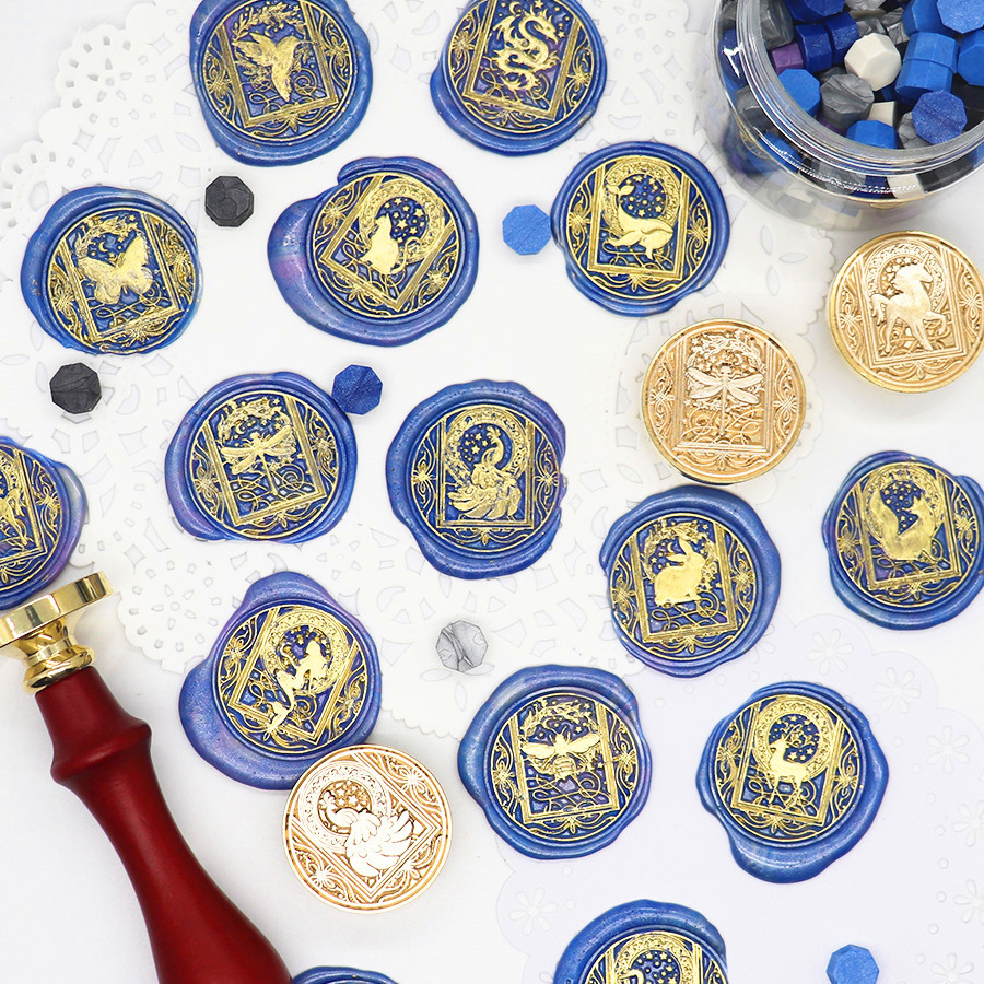 Tête de tampon de scellage Vin - Wax Seal Stamp Set avis et prix